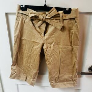 ARITZIA Babaton tan belted shorts WORN ONCE